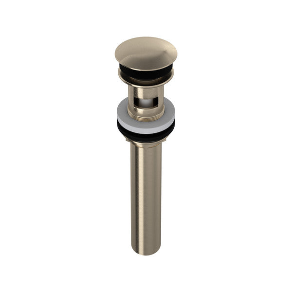 Perrin & Rowe Slotted Touch Seal Dome Drain With 6" Tailpiece