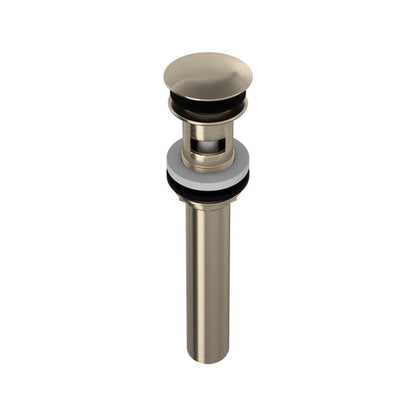 Perrin & Rowe Slotted Touch Seal Dome Drain With 6" Tailpiece