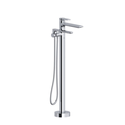 Riobel Fresk™ Thermostatic Single  Hole Floor Mount Tub Filler Trim