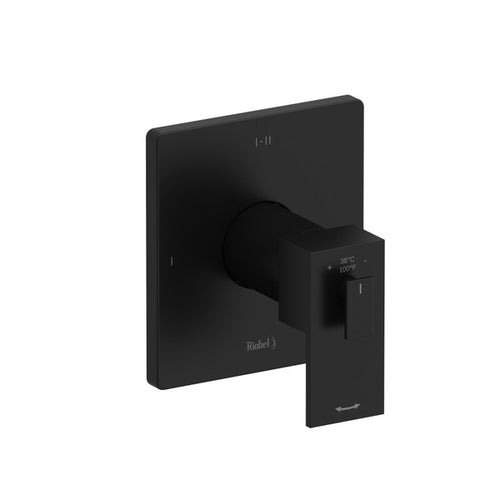 Riobel Kubik™ 1/2" Therm & Pressure Balance Trim With 3 Functions