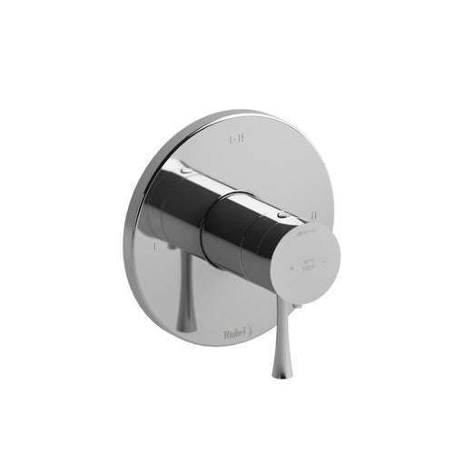RIOBEL Edge 1/2" Thermostatic & Pressure Balance Trim With 3 Functions (Shared)