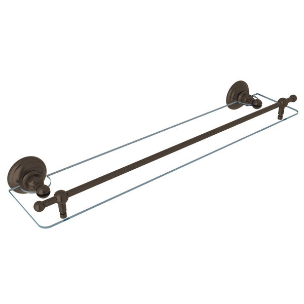 ROHL Wall Mount 24" Glass Vanity Shelf