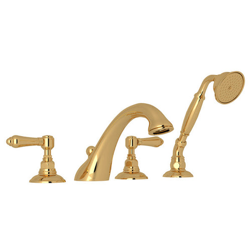 ROHL Viaggio 4-Hole Deck Mount Tub Filler