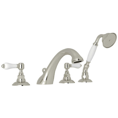 ROHL Viaggio 4-Hole Deck Mount Tub Filler