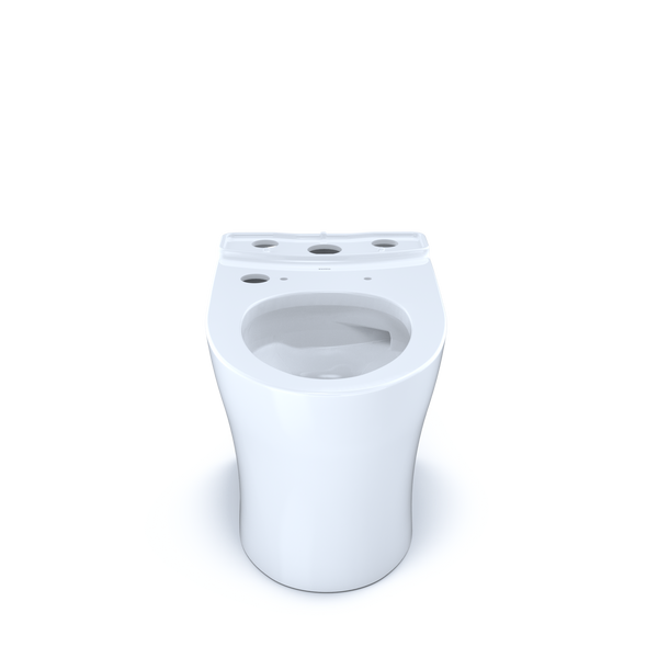 Aquia IV Two-Piece Elongated Toilet Front Bowl only 1.28 GPF Standard Height