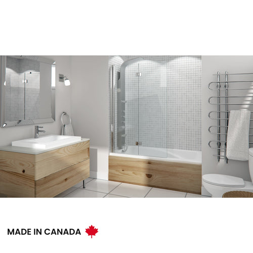 Neptune Juna 3060 IF Acrylic Alcove Bathtub in White