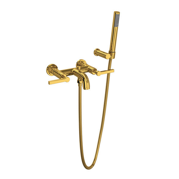 ROHL Lombardia Wall Mount Exposed Tub Set With Handshower