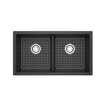 ROHL Fonsa™ 33" Double Bowl Undermount Quartz Kitchen Sink