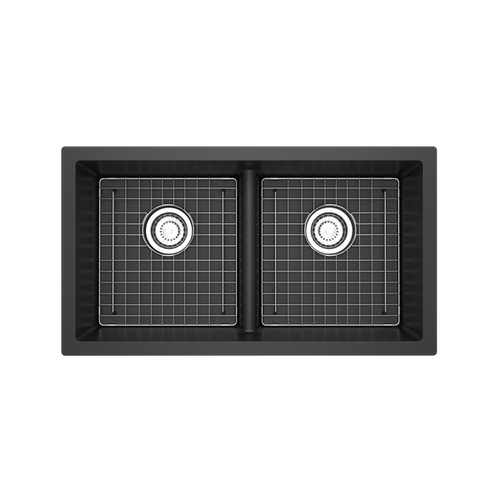 ROHL Fonsa™ 33" Double Bowl Undermount Quartz Kitchen Sink