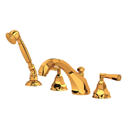 ROHL Palladian® 4-Hole Deck Mount Tub Filler