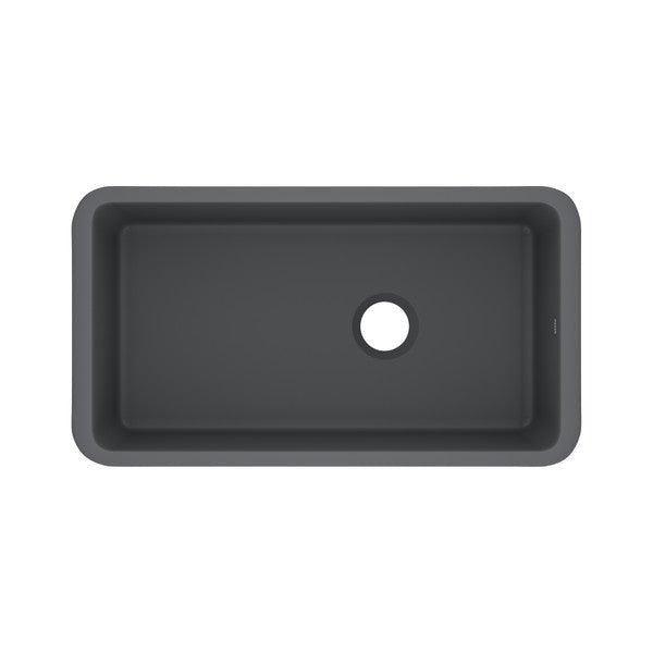 ROHL Allia™ 34" Fireclay Single Bowl Undermount Kitchen Sink