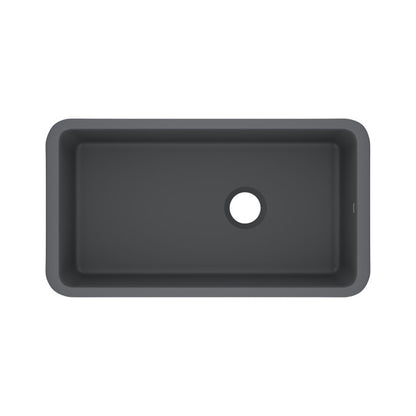 ROHL Allia™ 34" Fireclay Single Bowl Undermount Kitchen Sink