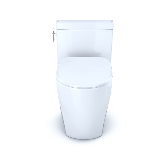 Toto Aimes® One-Piece Toilet, 1.28Gpf, Elongated Bowl - Washlet®+ Connection - Slim Seat