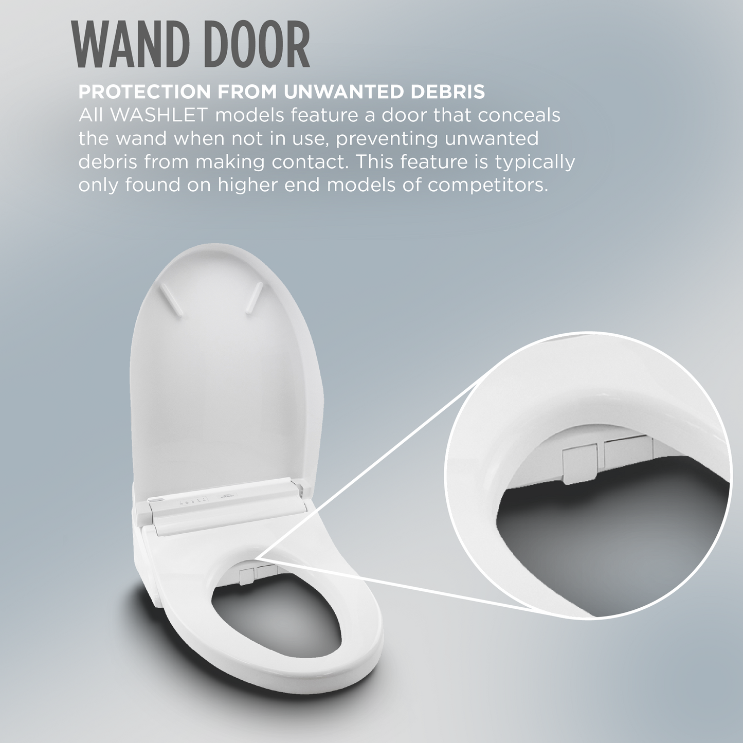 Toto WASHLET® S7 - Contemporary - Elongated with ewater+