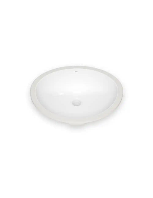 KALIA Ceska - Oval washbasin - White gloss vitreous porcelain