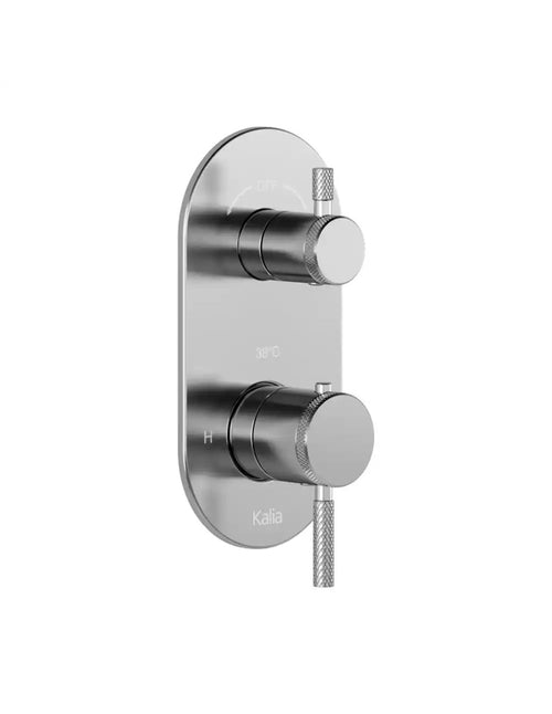 KALIA PRECISO 3-way AQUATONIK type T/P 1/2" valve with diverter and decorative trim
