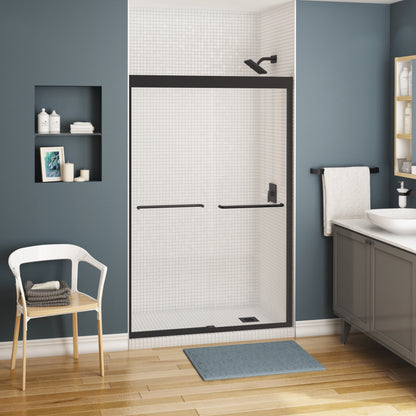 Kameleon 40-44 x 71 in. 6 mm Bypass Shower Door for Alcove Installation with Clear glass in Chrome