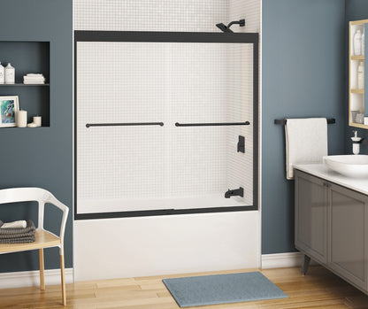 Kameleon SC 55-59 x 57 in. 6 mm Bypass Tub Door for Alcove Installation with Clear glass in Chrome