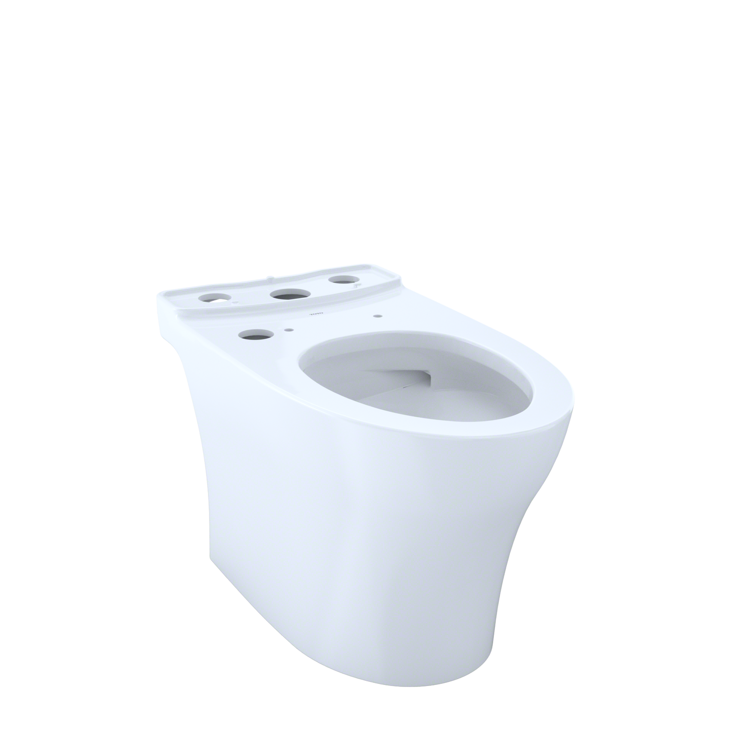 Aquia IV Two-Piece Elongated Toilet Front Bowl only 1.28 GPF Standard Height