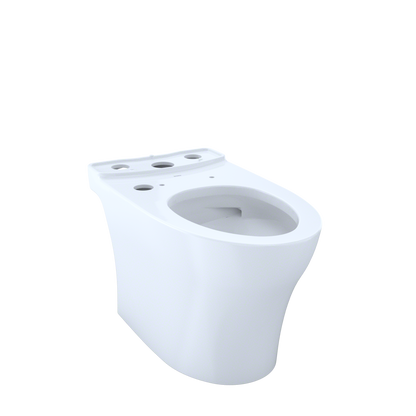 Aquia IV Two-Piece Elongated Toilet Front Bowl only 1.28 GPF Standard Height