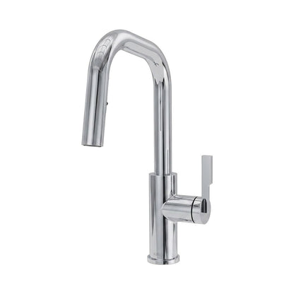 Kalia FORGE Type-S BAR single handle kitchen faucet pull-down dual spray chrome – KF2275-110