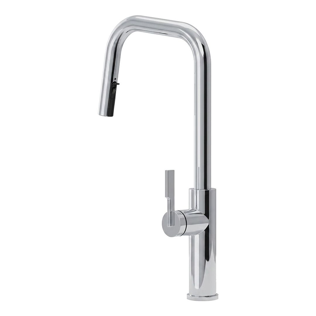 Kalia FORGE Type-S single handle kitchen faucet pull-down dual spray chrome – KF2276-110