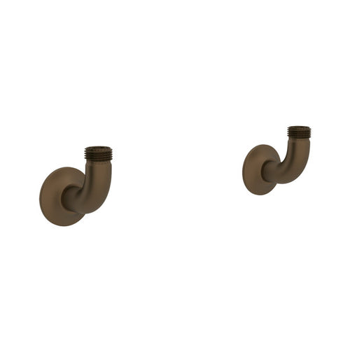 Perrin & Rowe Georgian Era™ Bridge Kitchen Faucet Wall Unions