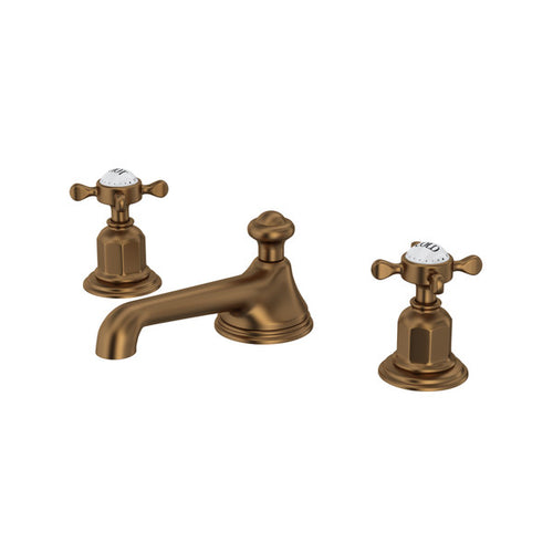 Perrin & Rowe Edwardian Low Level Spout Widespread Bathroom Faucet