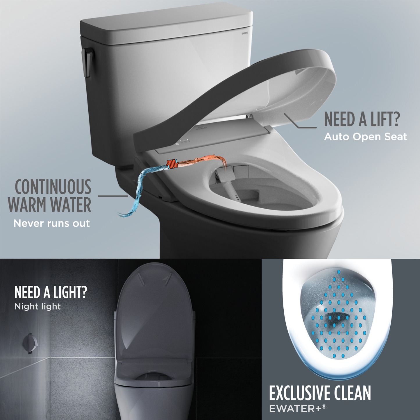 Toto Aurora™ Washlet®+ S7 One-Piece Toilet - 1.0 GPF