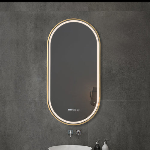 Kodaen Atomic Framed Front-Lit Bathroom Led Mirror - Golzar Home