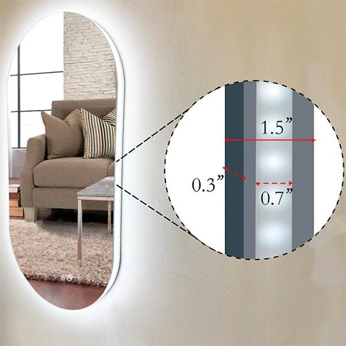 Kodaen Moderno Bathroom Led Mirror - Golzar Home