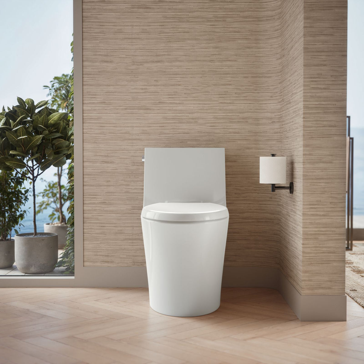 Kohler 1381-TBH-0 Up to 2 walls & multiple product categories visible, 1-point perspective