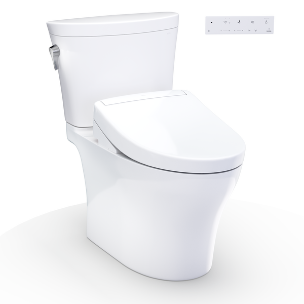 TOTO Aquia® IV Arc WASHLET®+ S5 Two-Piece Toilet - 1.28 GPF/0.9 GPF