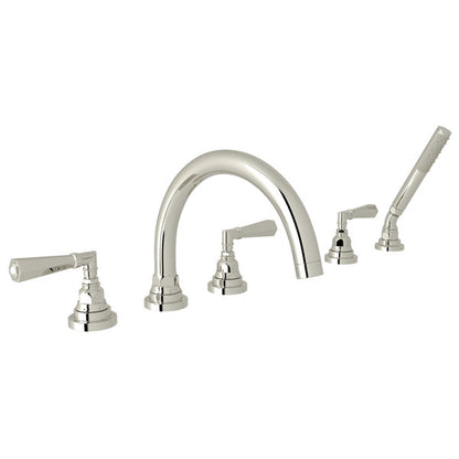 ROHL San Giovanni 5-Hole Deck Mount Tub Filler