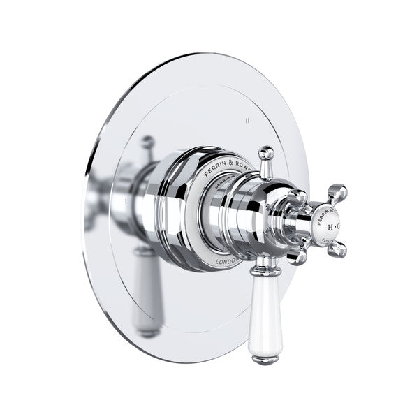 Perrin & Rowe Edwardian™ 1/2" Therm & Pressure Balance Trim With 5 Functions
