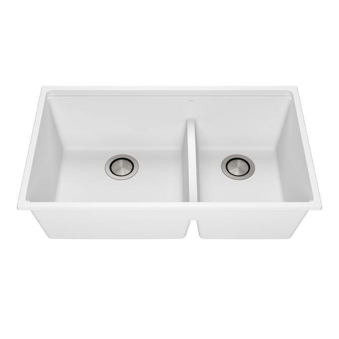 Kalia Bacia - Kitchen sink 33" undermount 70/30 Double bowl
