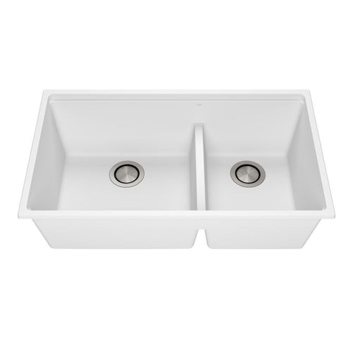 Kalia Bacia - Kitchen sink 33" undermount 70/30 Double bowl