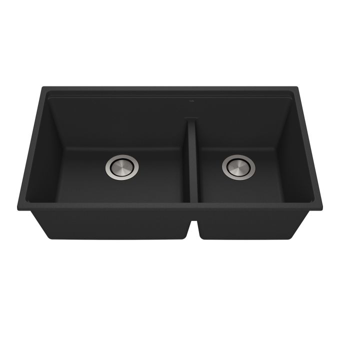 Kalia Bacia - Kitchen sink 33" undermount 70/30 Double bowl