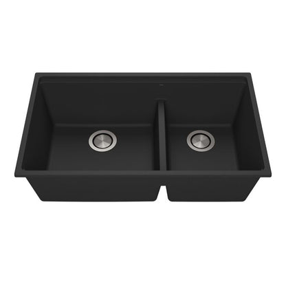 Kalia Bacia - Kitchen sink 33" undermount 70/30 Double bowl