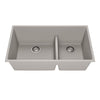 Kalia Bacia - Kitchen sink 33" undermount 70/30 Double bowl