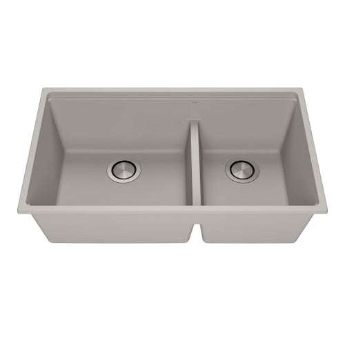 Kalia Bacia - Kitchen sink 33" undermount 70/30 Double bowl