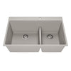 Kalia Bacia - Kitchen sink 33" drop-in 70/30 Double bowl