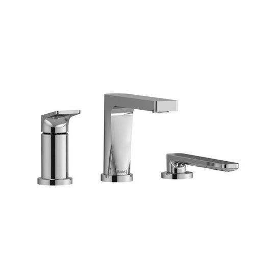 Riobel Ode™ 3-Hole Pressure Balance Deck Mount Tub Filler Trim