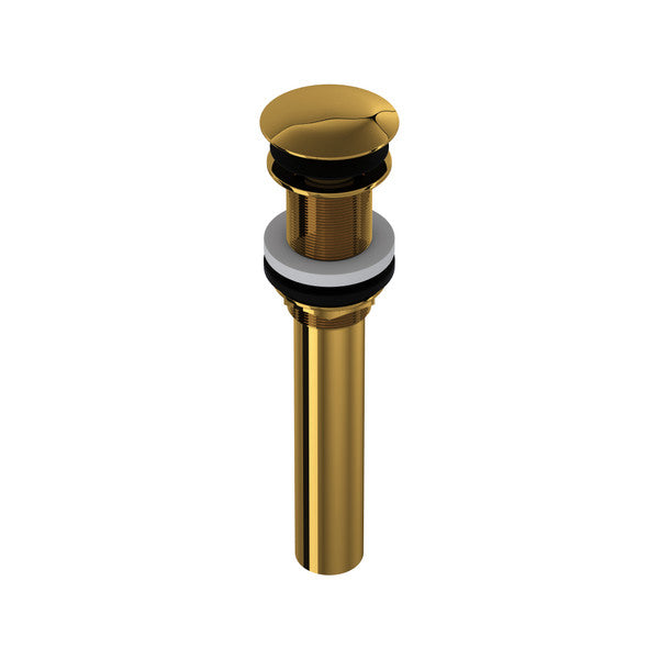 ROHL Non-Slotted Touch Seal Dome Drain With 6" Tailpiece