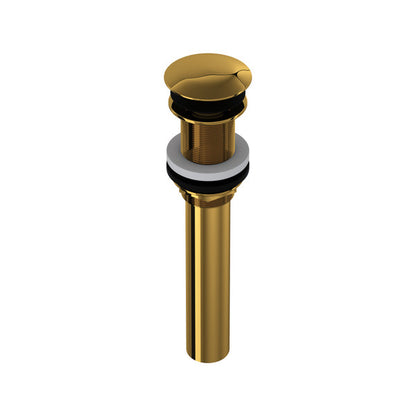 ROHL Non-Slotted Touch Seal Dome Drain With 6" Tailpiece