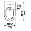 Laufen-Kartell Floor-Standing Bidet H832331 - Golzar Home