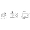 Laufen Kartell Wall Hung Toilet Complete Set White - Golzar Home