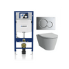 Laufen Kartell Wall Hung Toilet Complete Set With Geberit Carrier - Golzar Home