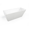Neptune Lauzanne F1 3060 AFR Acrylic Freestanding End Drain Bathtub in White