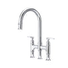 Perrin & Rowe Southbank Pull-Down Bridge Kitchen Faucet